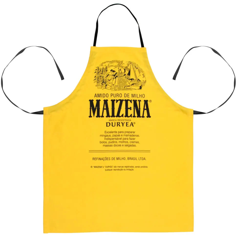 AVENTAL MAIZENA - AMARELO/PRETO - Foto 1