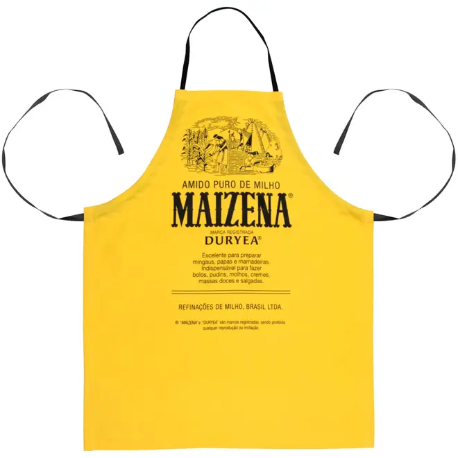 AVENTAL MAIZENA - AMARELO/PRETO - Foto 1