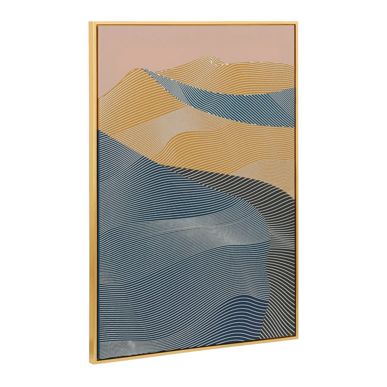 QUADRO 84 CM X 60 CM TACTILE DUNE - DOURO/VERDE ESCARAVELHO - Foto 2