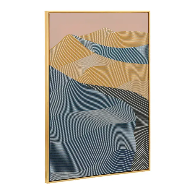QUADRO 84 CM X 60 CM TACTILE DUNE - DOURO/VERDE ESCARAVELHO - Foto 2
