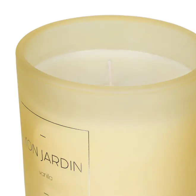 VELA PERFUMADA POTE VANILLA MON JARDIN - BEGE/BRANCO - Foto 6