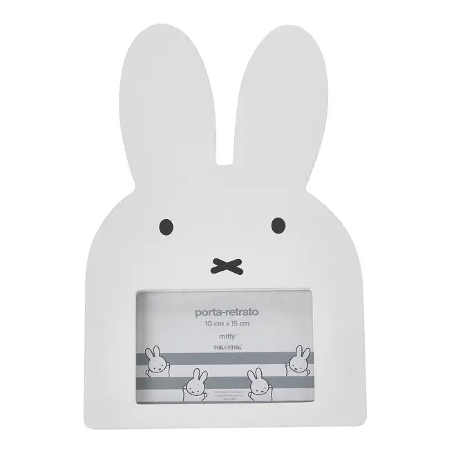 PORTA-RETRATO 10 CM X 15 CM MIFFY - BRANCO/KONKRET - Foto 1