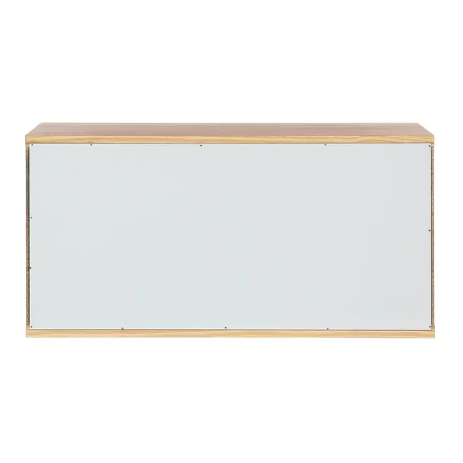 NICHO AÉREO PARA COZINHA 40 CM X 80 CM X 35 CM POAH - BRANCO/NOZES - Foto 4