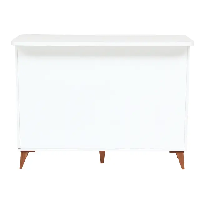 BALCÃO 2 PORTAS DE CORRER 1,20 M X 60 CM LIN - BRANCO/NOZES - Foto 9