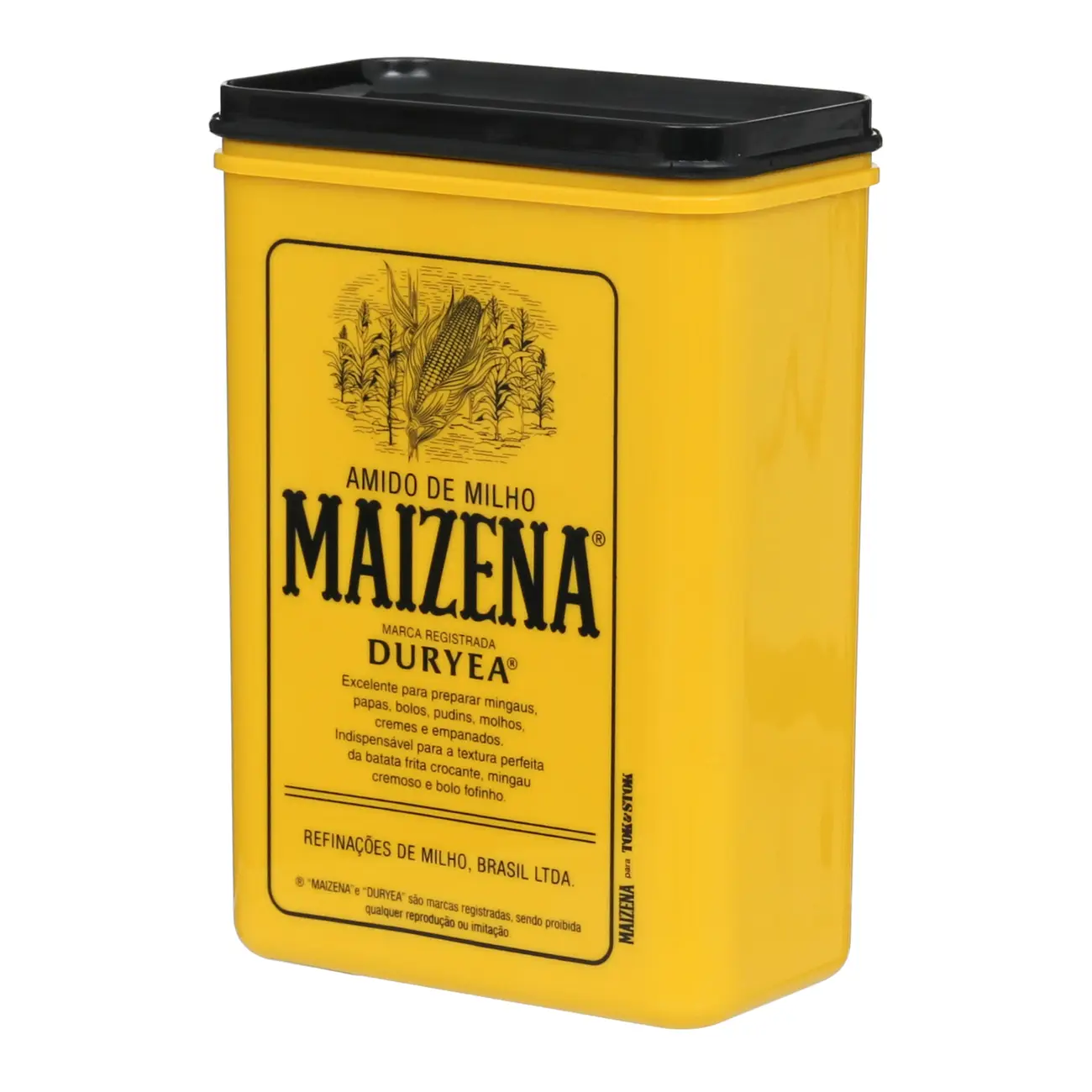 POTE HERMÉTICO 1,2 L MAIZENA - AMARELO/PRETO - Foto 2