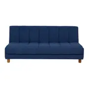 SOFÁ-CAMA 3 LUGARES DOUBLE DUTY - AZUL ESCURO - Foto 3