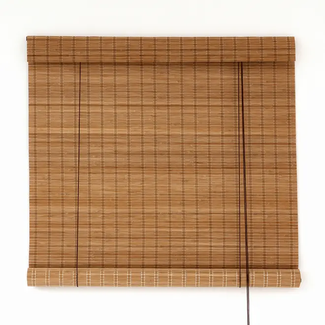 PERSIANA ROLL COM BANDÔ 1 M X 2,20 M SOMBRAMBU - ENCERADO CASTANHO/MARROM - Foto 3