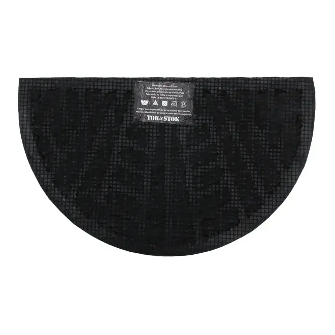 CAPACHO 45 CM X 75 CM GEOROYAL - NATURAL/PRETO - Foto 2