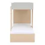 SISTEMA DE QUARTO INTEGRADO COM ESCRIVANINHA E ARMÁRIO YOUNG - NATURAL WASHED/FLANDRES - Foto 6