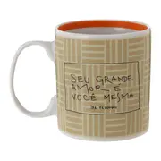 CANECA 350 ML IDA - SEU AMOR - NATURAL/PRETO - Foto 4