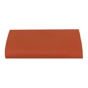 LENÇOL COM ELÁSTICO QUEEN 1,58 M X 1,98 X 30 CM VON CONCEPT - TERRACOTA - Foto 1