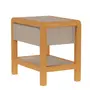MESA DE CABECEIRA 1 GAVETA KANT - CAMELO/AMÊNDOA - Foto 21