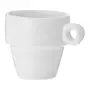 XÍCARA CAFÉ EMPILHÁVEL 90 ML STAK - BRANCO - Foto 2