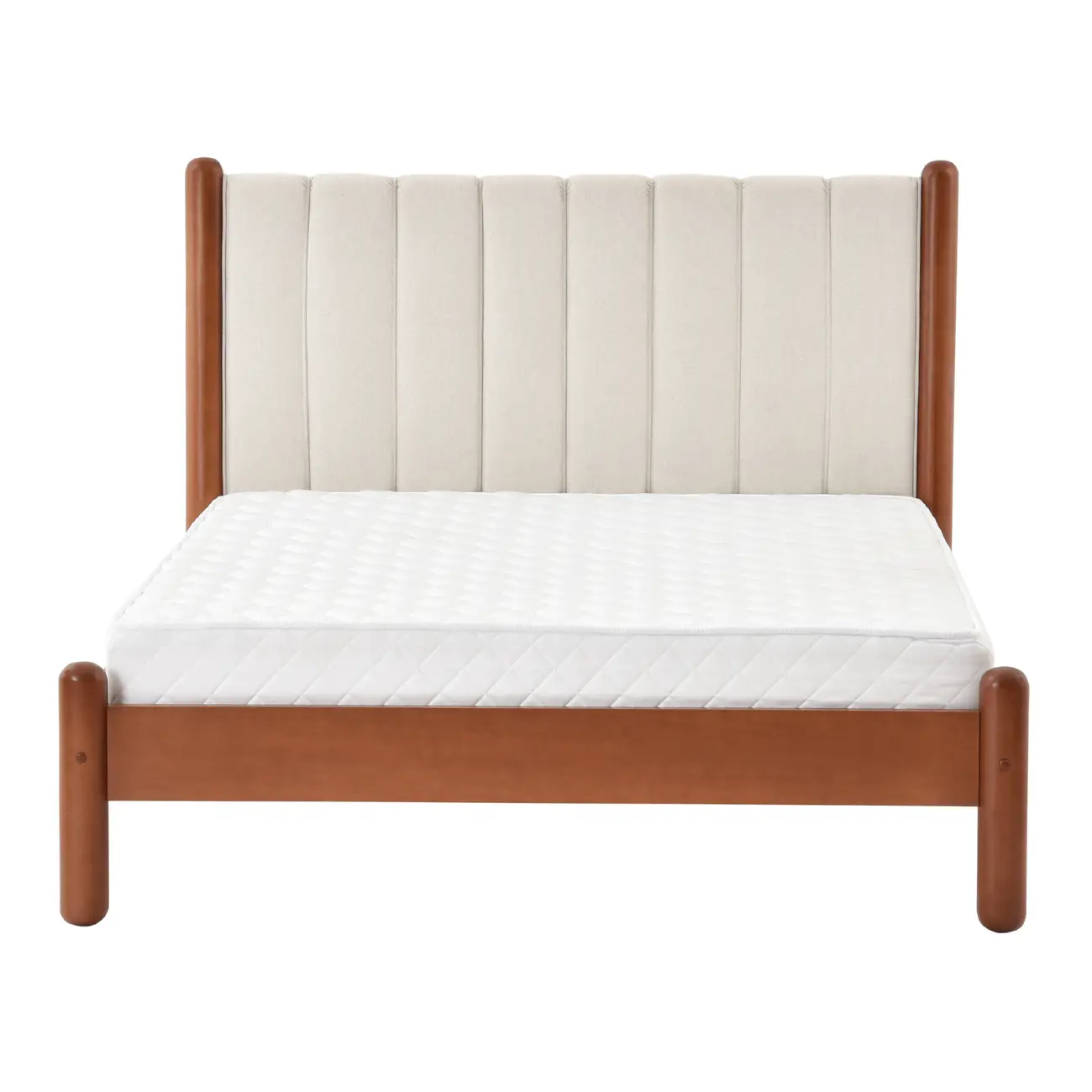 CAMA DE CASAL 1,38 M LAPA - NOZES/NATURAL - Foto 4