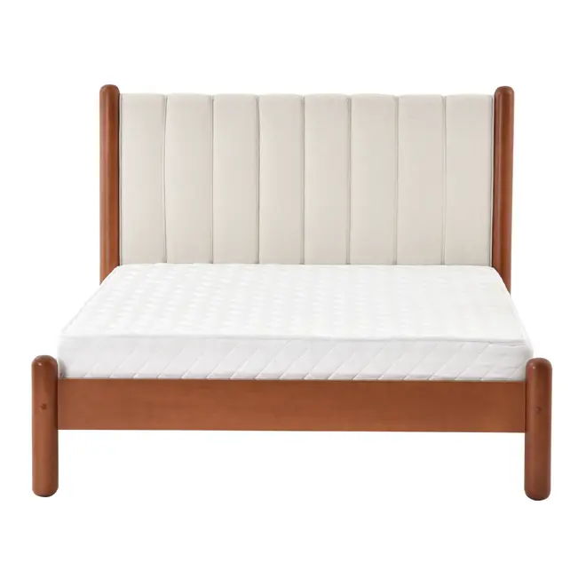 CAMA DE CASAL 1,38 M LAPA - NOZES/NATURAL - Foto 4