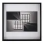QUADRO 50 CM X 50 CM CENTRE II - PRETO/BRANCO - Foto 1