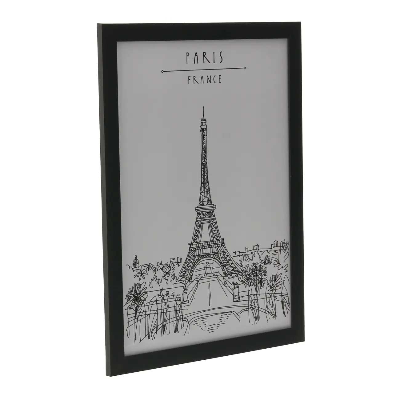 QUADRO 28 CM X 38 CM PARIS MEMORIES - PRETO/BRANCO - Foto 2