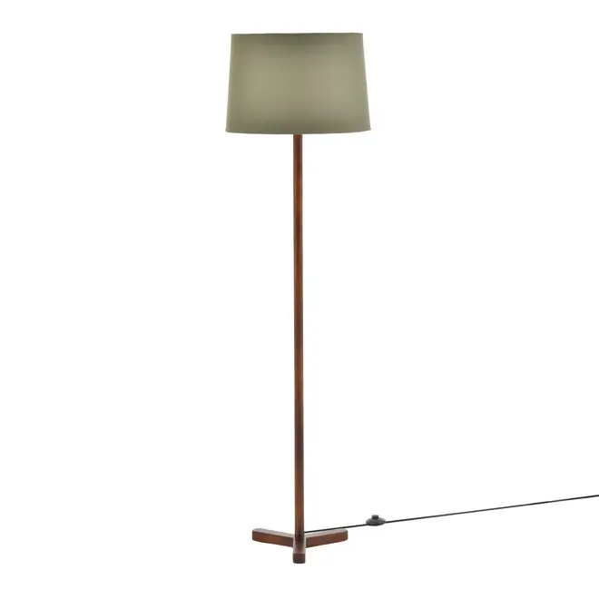 LUMINÁRIA DE CHÃO GARCITO C/CUP Y - NOZES/MUSGO - Foto 1