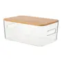 CAIXA 12 CM X 28 CM X 19 CM BAMBOO PRATIC - INCOLOR/BAMBU - Foto 2