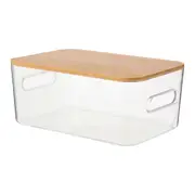 CAIXA 12 CM X 28 CM X 19 CM BAMBOO PRATIC - INCOLOR/BAMBU - Foto 2
