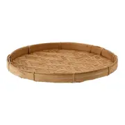 CESTO REDONDO 30 CM X 3 CM GAIA - BAMBU - Foto 1