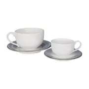 XÍCARA CAFÉ 50 ML SALINA I - BRANCO/AZUL - Foto 6