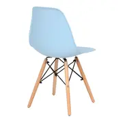 CADEIRA DE COZINHA EASY WOOD - FAIA/AZUL CLARO - Foto 5