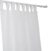CORTINA 2 PEÇAS 1,30 M X 2,30 M ALVA - BRANCO - Foto 2