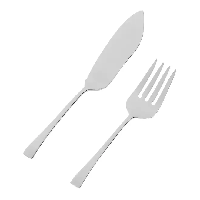 FACA E GARFO PARA SERVIR COM 2 PEÇAS BERNA - INOX - Foto 2