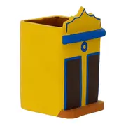 VASO DECORATIVO DE PAREDE III BEBERIBE - AMARELO/BRANCO - Foto 7