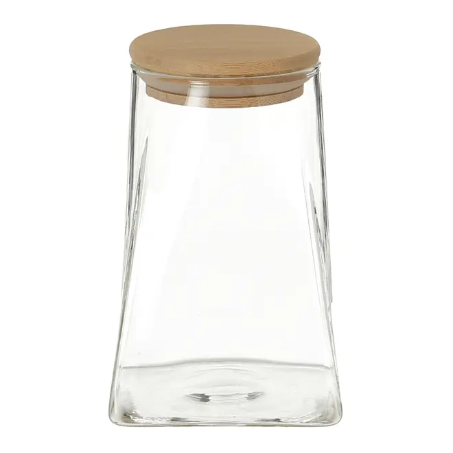 POTE HERMÉTICO 500 ML SINGULAR - BAMBU/INCOLOR - Foto 2