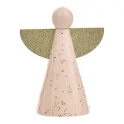ADORNO ANJO 11 CM NATAL ASTRAL - CREAM/DOURADO - Foto 1