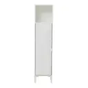 BRANCO/GRANILITE - ARMÁRIO DE BANHEIRO 1 PORTA SLEEK