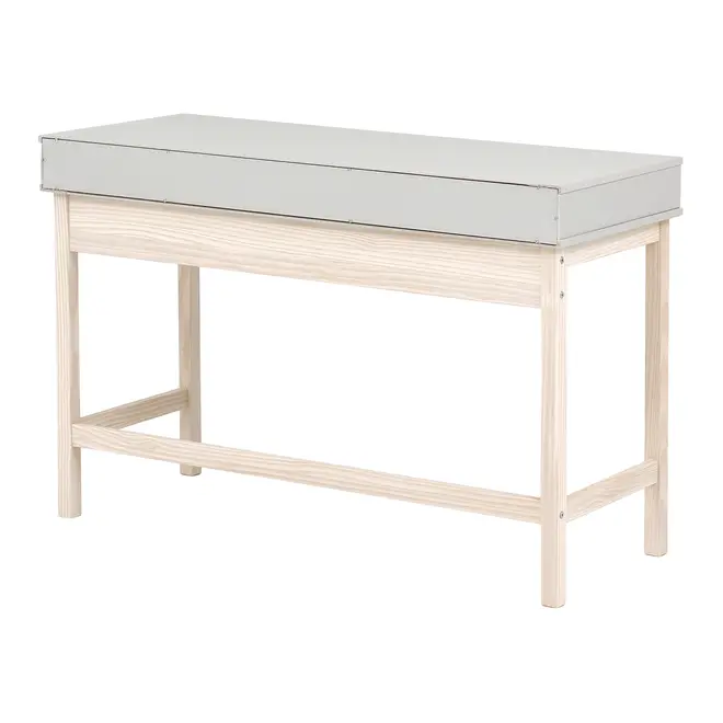 ESCRIVANINHA 2 GAVETAS 1,20 M X 50 CM SNAB - NATURAL WASHED/FLANDRES - Foto 6