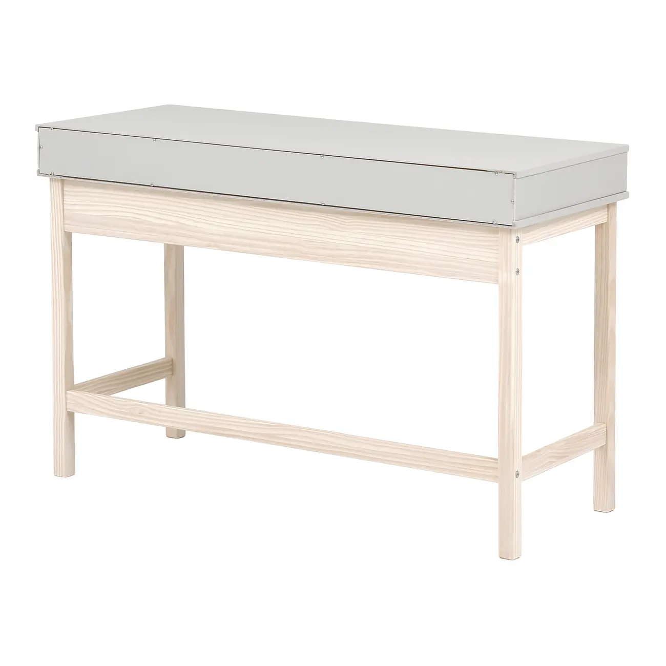 ESCRIVANINHA 2 GAVETAS 1,20 M X 50 CM SNAB - NATURAL WASHED/FLANDRES - Foto 6