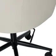 CADEIRA HOME OFFICE KOLDING - PRETO/CAMELO - Foto 8