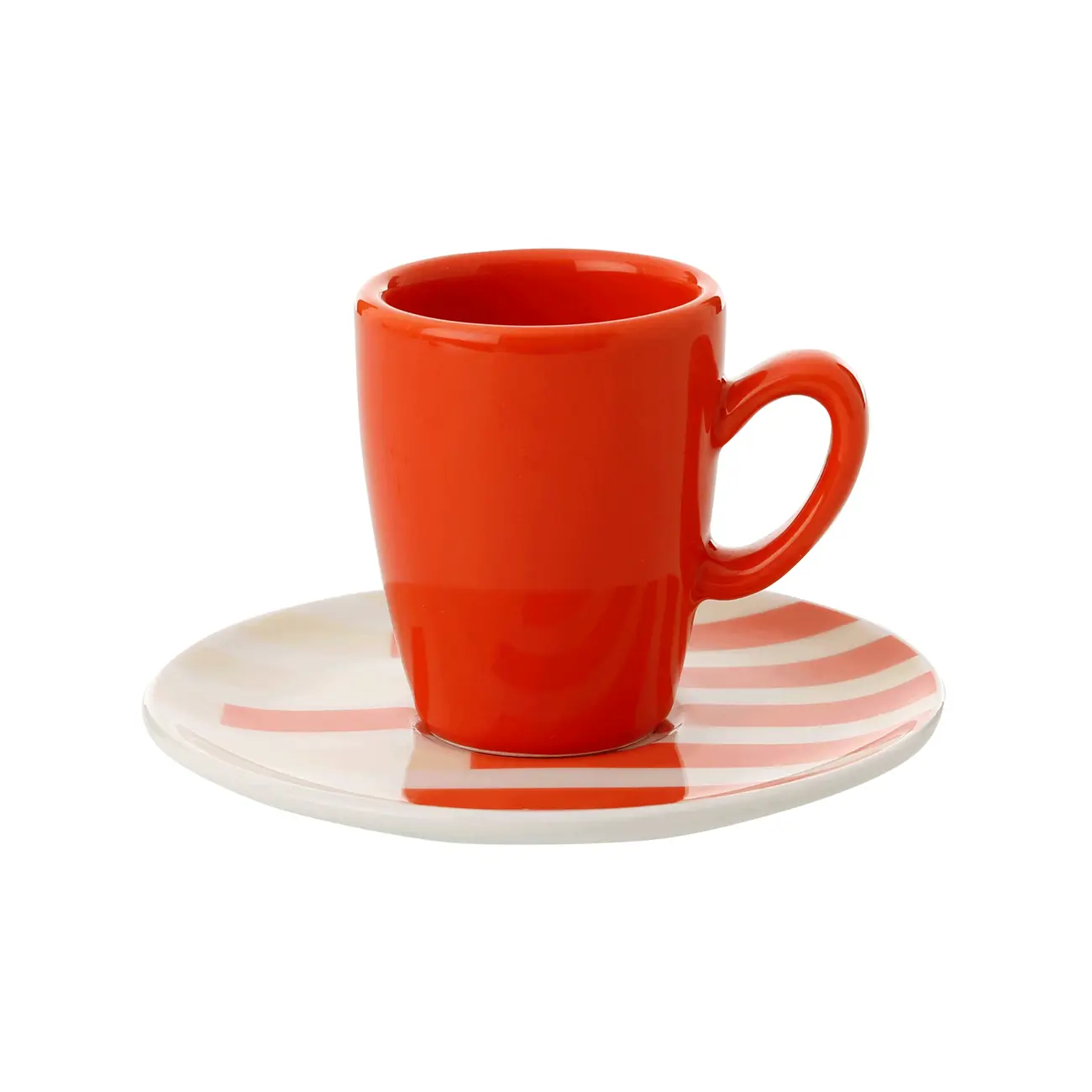 XÍCARA CAFÉ STRIPES FUSION - LARANJA LED/ LIMÃO SICILIANO - Foto 2