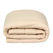 EDREDOM DUPLA-FACE CASAL/QUEEN 2,40 M X 2,50 M MISCELLAN - BEGE/CAMELO - Foto 6