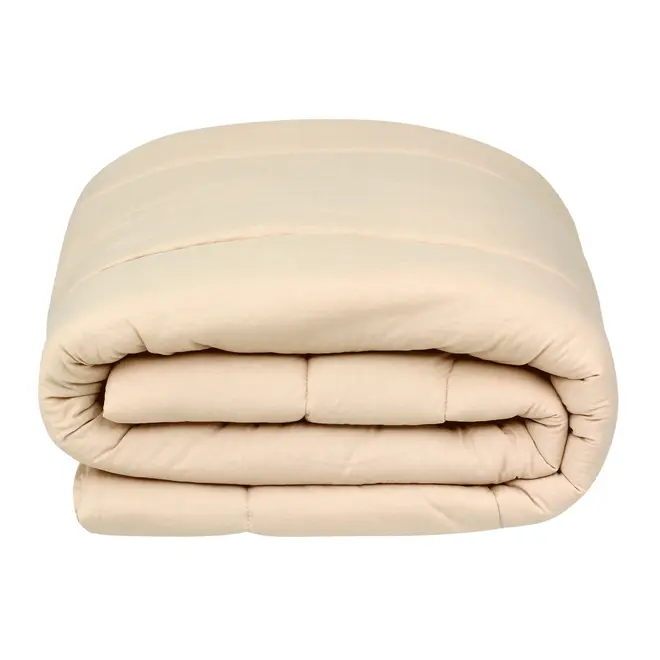 EDREDOM DUPLA-FACE CASAL/QUEEN 2,40 M X 2,50 M MISCELLAN - BEGE/CAMELO - Foto 6