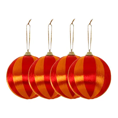 KIT COM 4 PINGENTES BOLAS COLORFUN XMAS