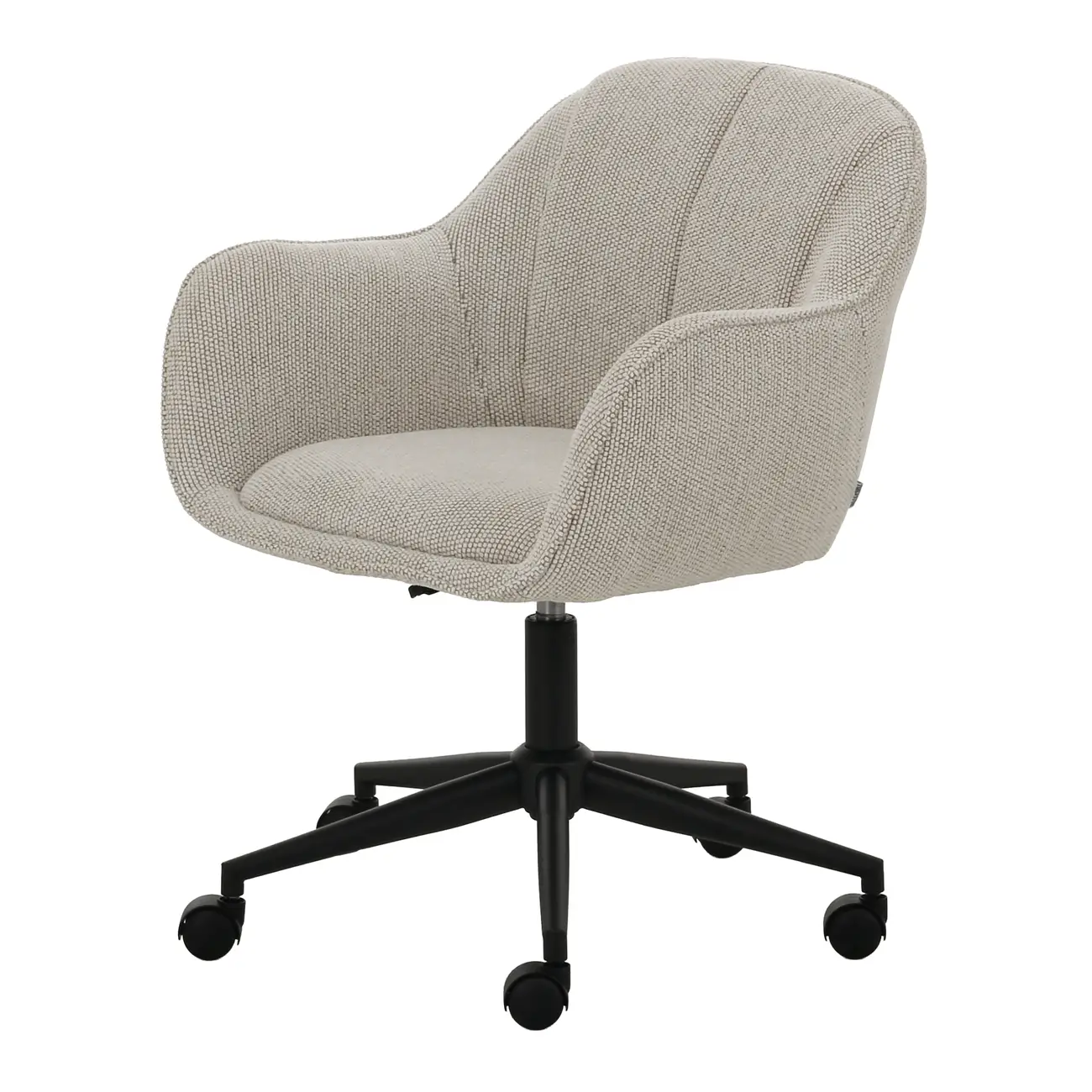 CADEIRA HOME OFFICE CLAM GLAM - PRETO/AREIA - Foto 1