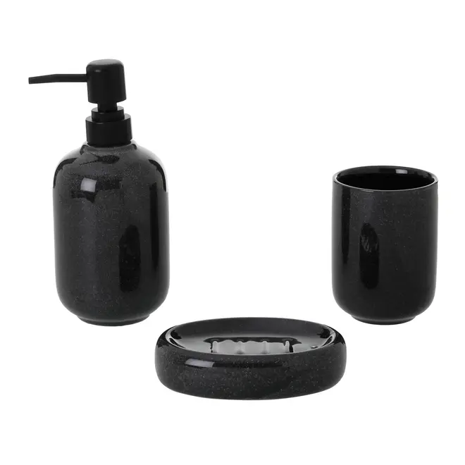 KIT BANCADA 3 PEÇASLOA - CINZA/PRETO - Foto 2