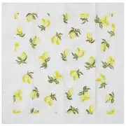 GUARDANAPO 39 CM X 39 CM PACOTE COM 20 PEÇAS LEMON - AMARELO/MULTICOR - Foto 2
