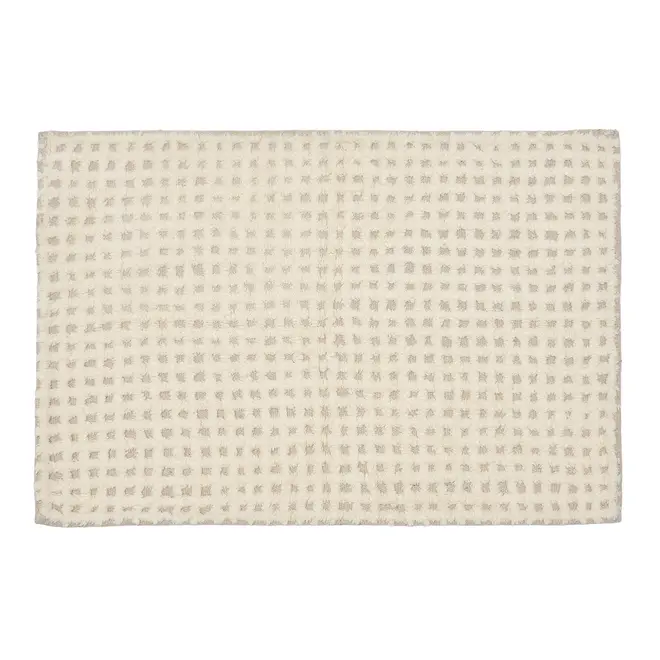 TAPETE 40 CM X 60 CM COTTONY - OFF WHITE - Foto 1