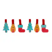 KIT COM 6 PRENDEDORES MIX COLORFUN XMAS - CORES CALEIDOCOLOR - Foto 1