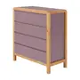 CÔMODA 4 GAVETAS 90 CM X 45 CM KANT - RUBY MOCHA/AMÊNDOA - Foto 18