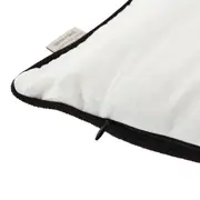 ALMOFADA AMOR LIVRE 60 CM X 30 CM MANUSCRITO - OFF WHITE/PRETO - Foto 3