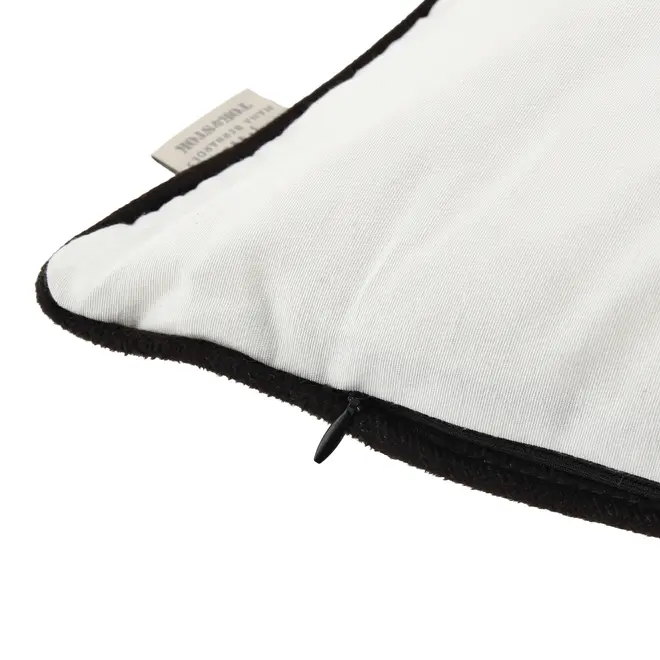 ALMOFADA AMOR LIVRE 60 CM X 30 CM MANUSCRITO - OFF WHITE/PRETO - Foto 3