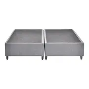 BASE PARA CAMA BOX QUEEN 1,58 M X 1,98 M NEST - CINZA - Foto 3