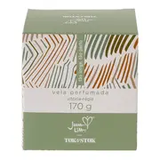 VELA PERFUMADA POTE TÃO LONGE TÃO PERTO - INCOLOR/SÁLVIA - Foto 6